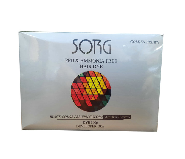 SORG (PPD & Ammonia free) Hair Dye Golden Brown