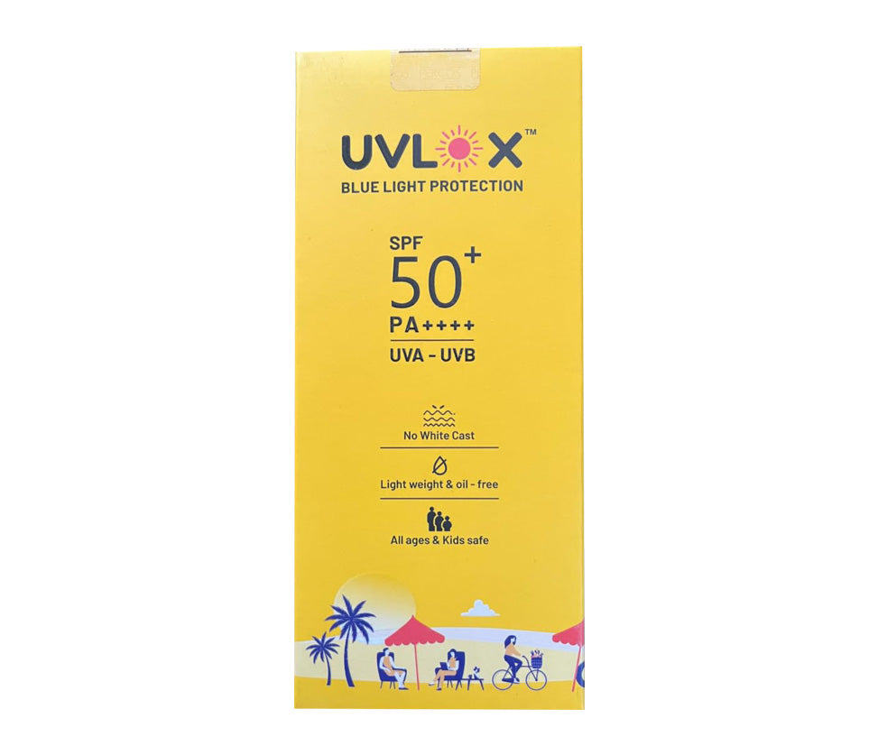 Uvlox Blue Light Protection Sunscreen SPF 50+