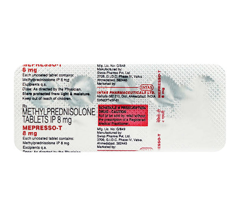 Mepresso T 8mg Tablets